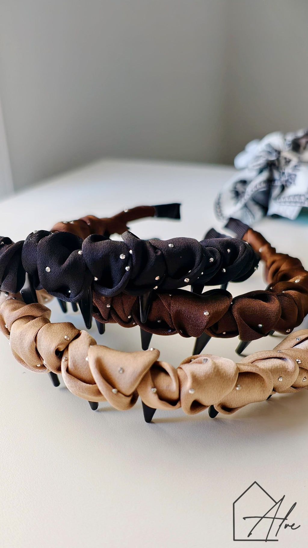 Non-Slip Fabric Headbands (Pack of 3) Korean Style Stays Put All Day