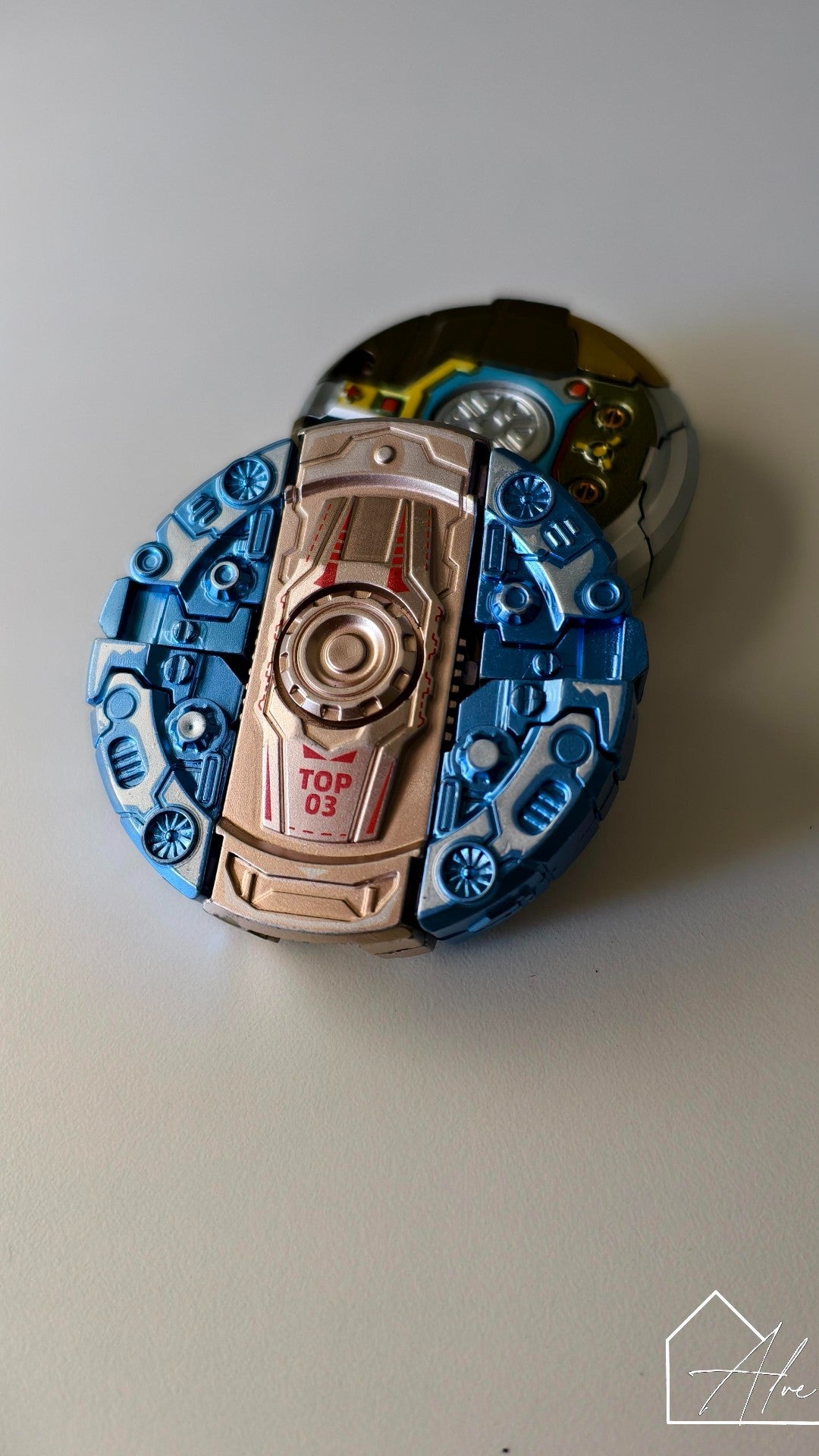 Transformable Spinner Fidget – 2-in-1 Robot Toy & Desk Companion (Ages 4+)