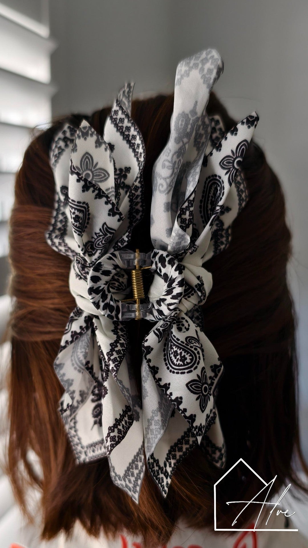 Double-Sided Flower Hair Clip Hides the Clip Shows the Style