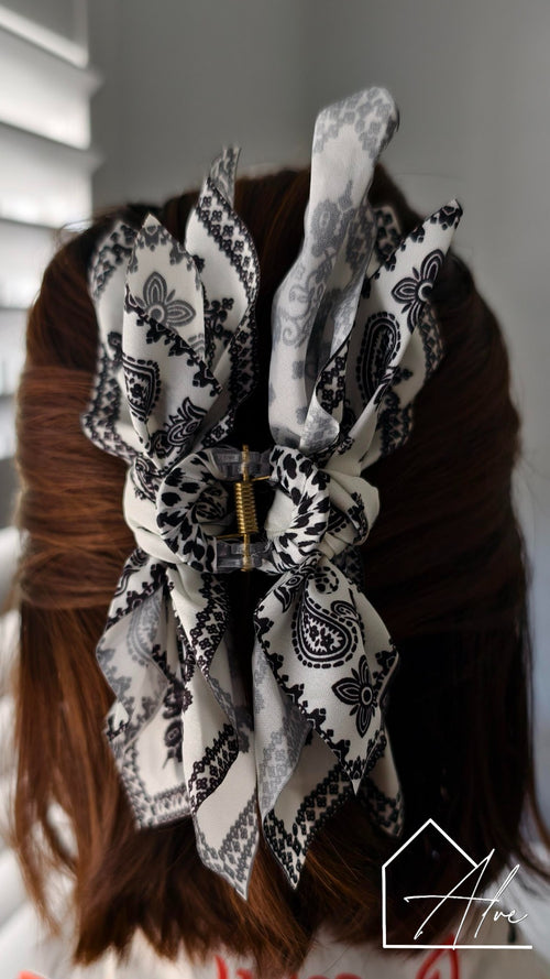 Double-Sided Flower Hair Clip Hides the Clip Shows the Style