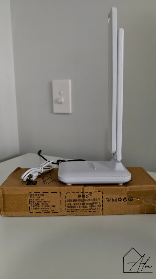 LED Desk Lamp - Adjustable Reading Light with Touch Control