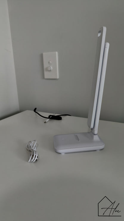 LED Desk Lamp - Adjustable Reading Light with Touch Control
