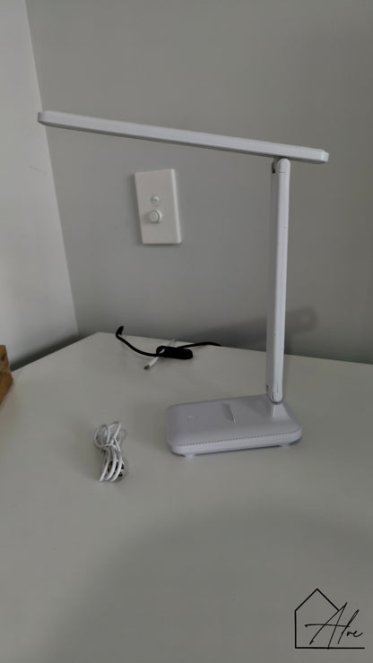 LED Desk Lamp - Adjustable Reading Light with Touch Control
