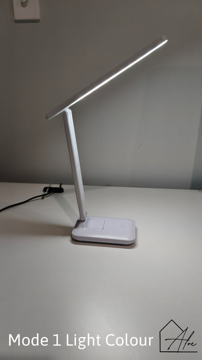 LED Desk Lamp - Adjustable Reading Light with Touch Control