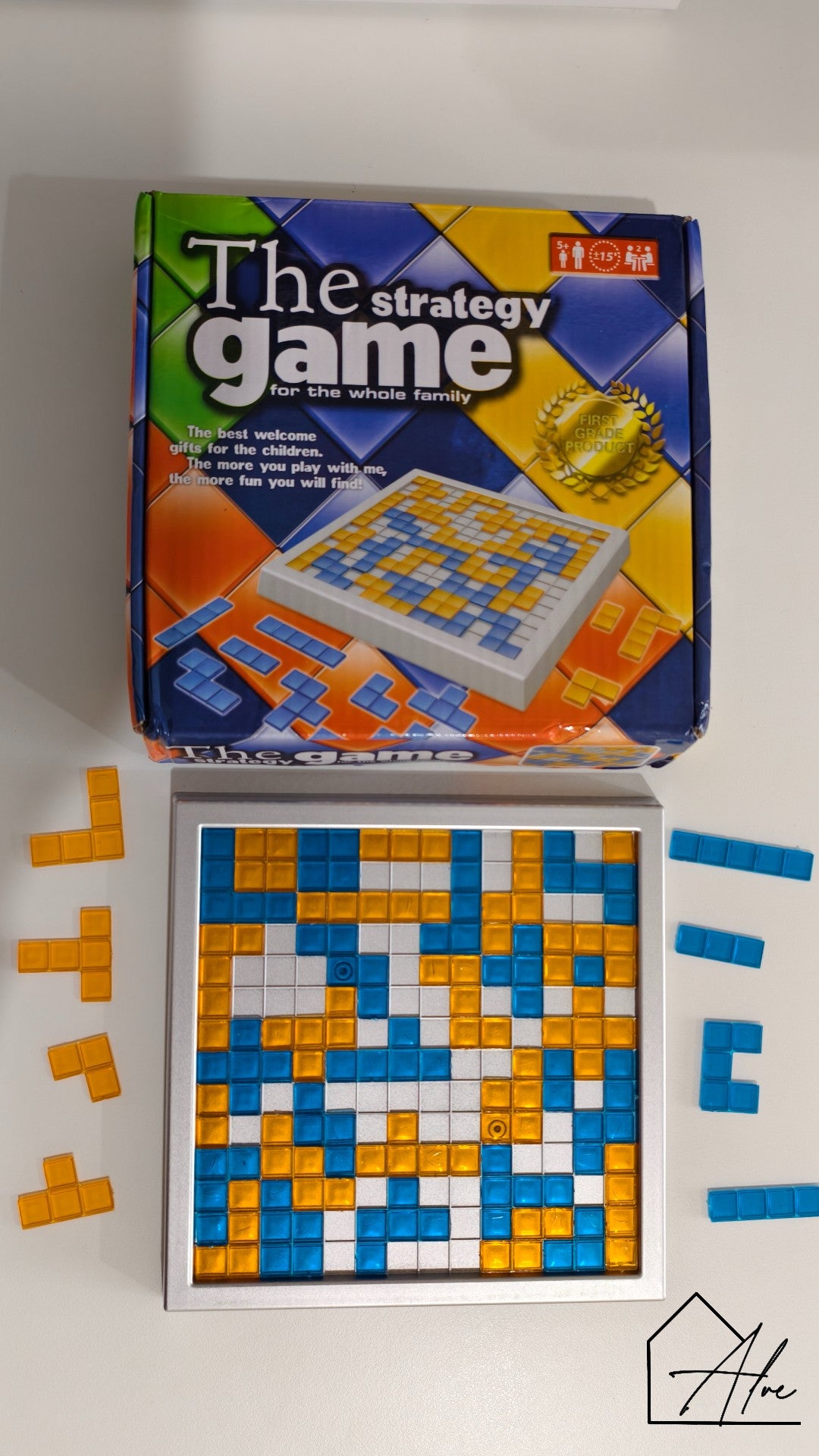 Strategy Board Game for Kids & Families - Tetris-Style Puzzle Game Ages 7+