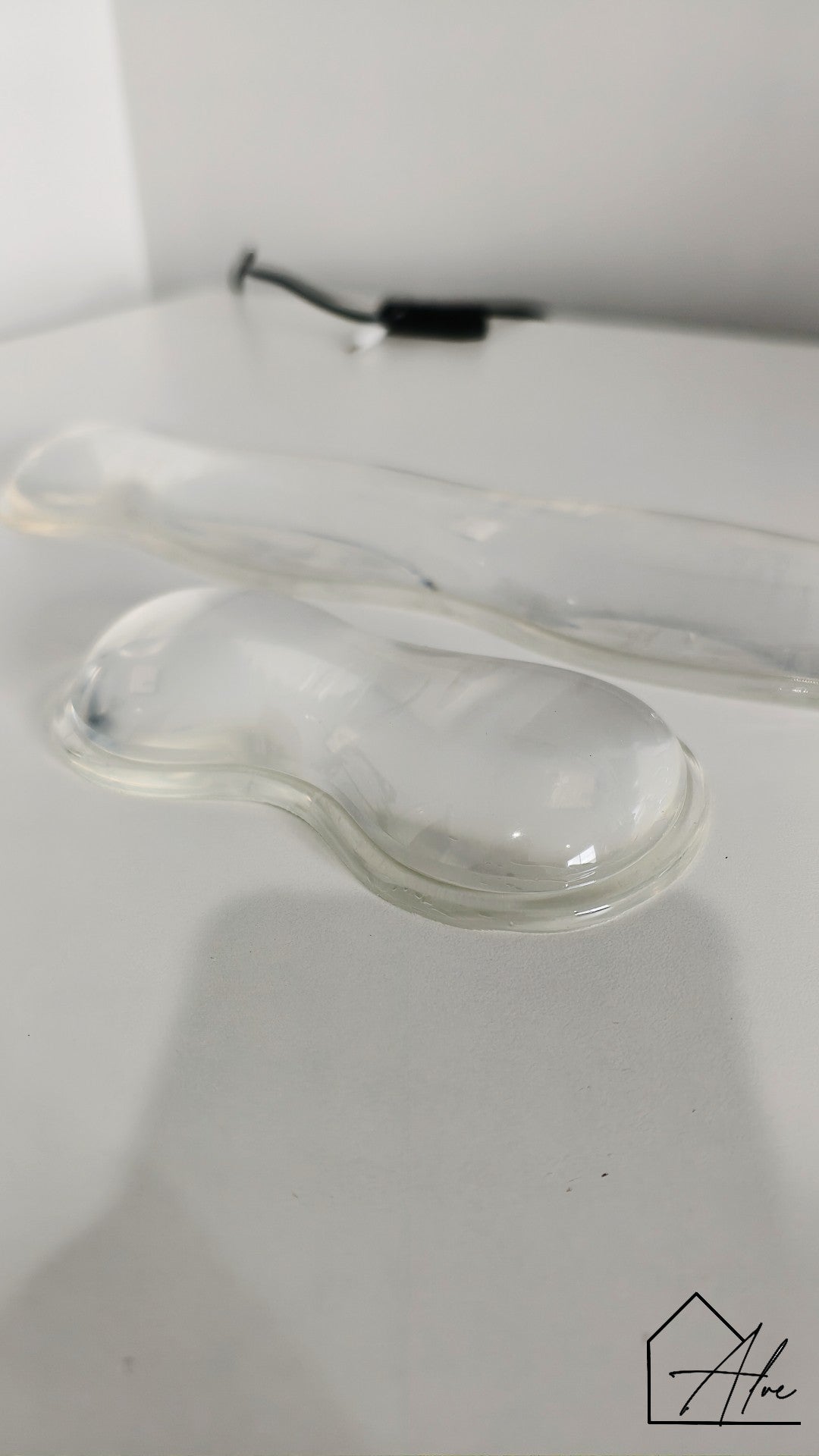 Transparent Silicone Wrist Rest Pad Set - Mouse & Keyboard