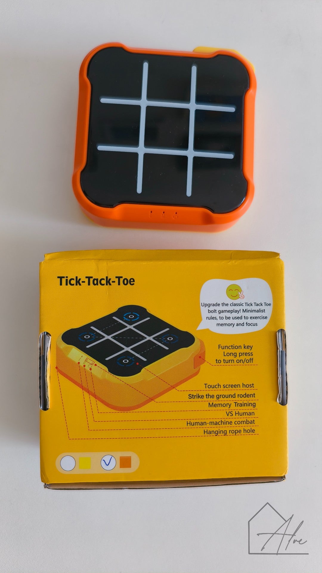 Electronic Tic-Tac-Toe Game - Brain Training Memory Game for Kids 7+